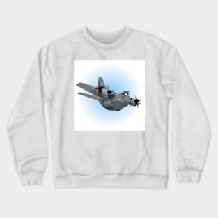 Cartoon military cargo plane Crewneck Sweatshirt